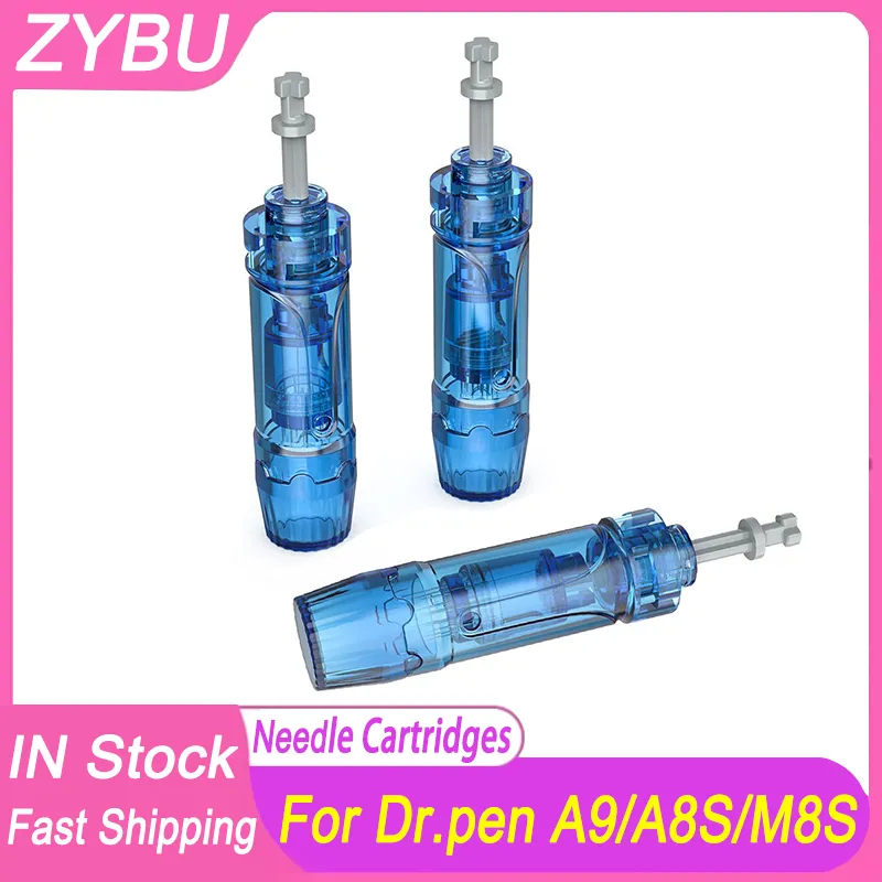 Dr. Pen A9 A8S M8S Needle Cartridges Bayonet Cartridges 12 18 24 36 42 Nano 3D Needle MTS Micro Skin Needling Compatible Dr Pen Replace Tattoo Microneedling Needles