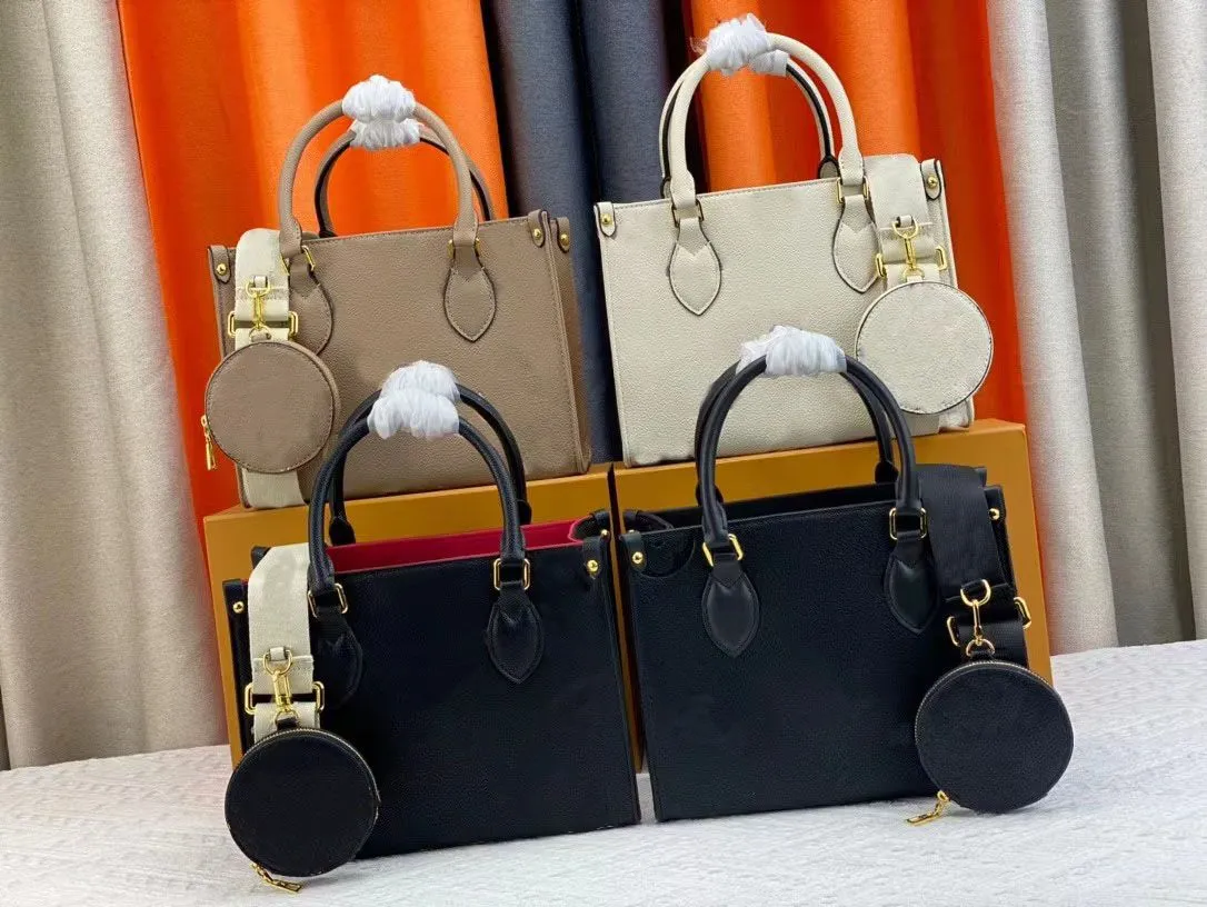 designer women bag gold designer bag Designer Womens Bag Embossed Black flower Leather Handbag Purses Tote Shoulder Crossbody Female Backpack L