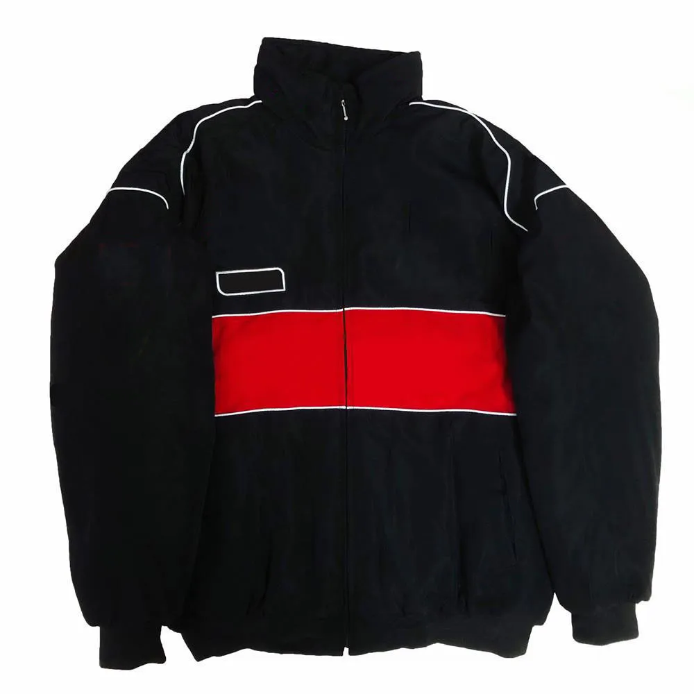 F1-Rennwagen-Fans Kleidung im europäischen und amerikanischen Stil Jacke Baumwolle Herbst- und Winterkleidung voll bestickte Motorrad-Reitjacke c6