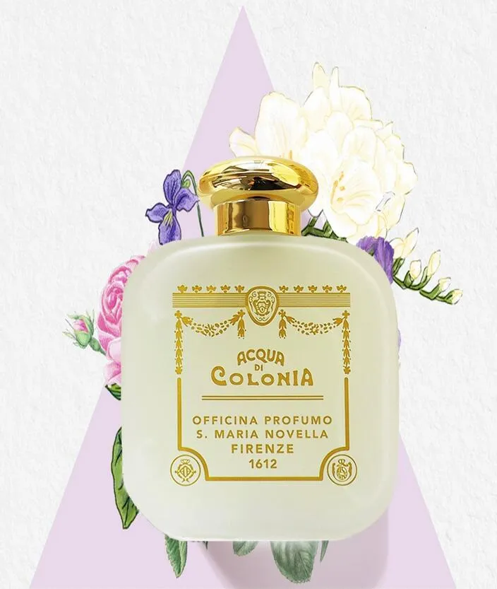 Santa Maria Novella Perfume 100ml Acqua di Colonia Fresia Koku Eau De Köln 3.3oz uzun süreli koku Smn Kadın Lady Girl Parfum Sprey Yüksek Kalite Hızlı Gemi