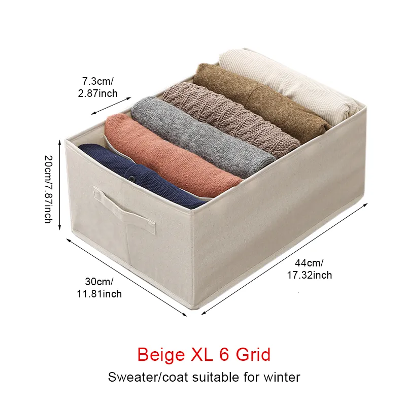 Foldable Closet Organizer For Clothes Storage Boxes With Flat Storage Bins  For Jeans, Sweaters, T Shirts, Pants, And Dormitories Wardrobe Separation  Box 230912 From Hu10, $10.68