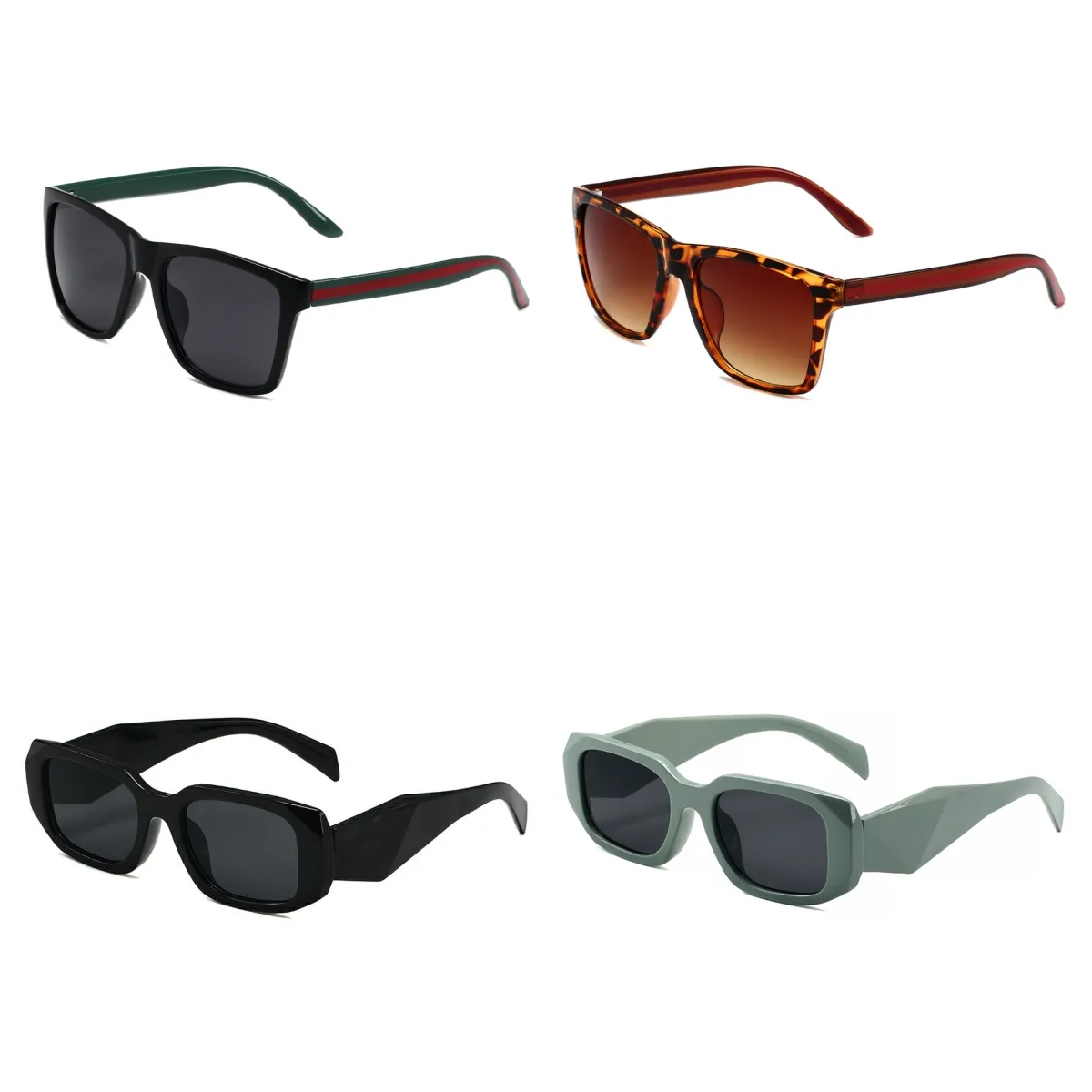 Gafas De Sol Rectangulares Para Mujer, Estilo Retro De
