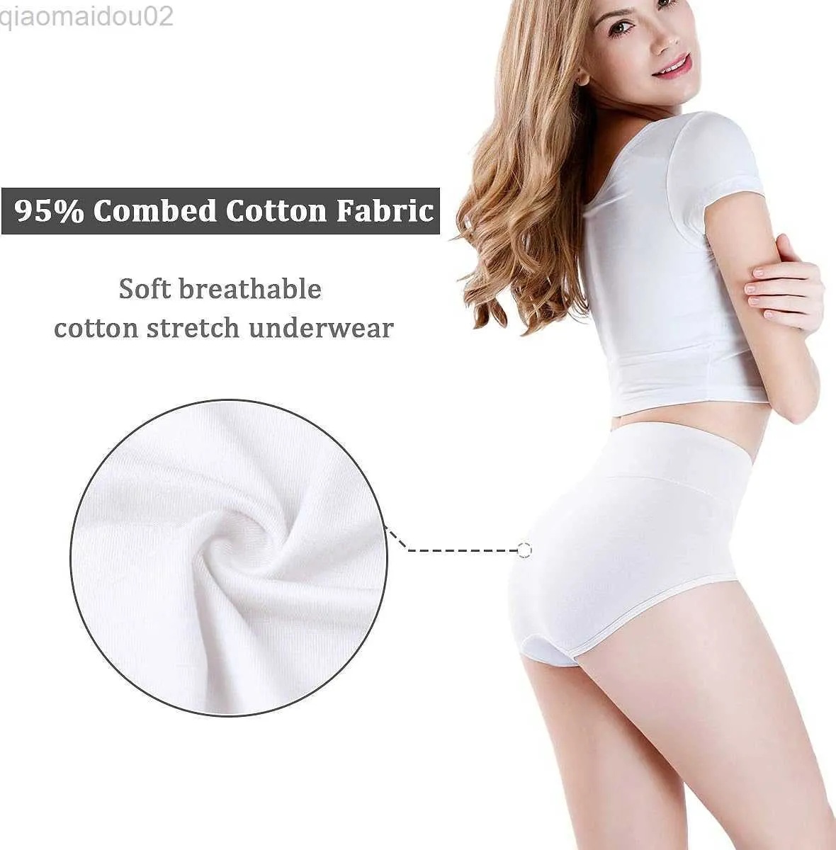 Womens Panties Wirarpa Womens High Waist Cotton Underwear Womens Soft Full  Underwear Multi Pack L230913 From Qiaomaidou02, $22.33