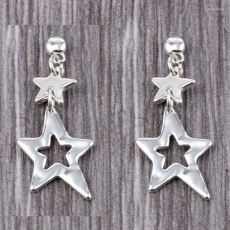 Dangle Earrings ELOHYI Women Pentagram Statement Eearrings Simple Alloy Earring Jewelry Wholesale For Girls Gift