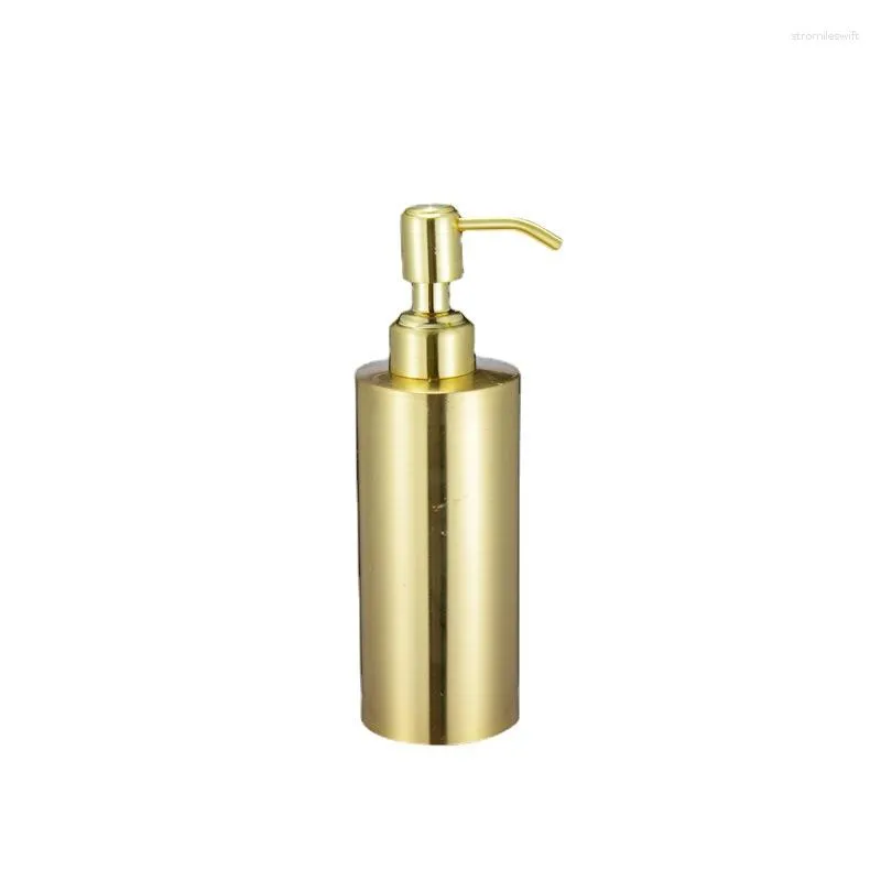 Dispenser di sapone liquido Dispenser manuali in acciaio inossidabile 304 dorato per shampoo doccia da bagno