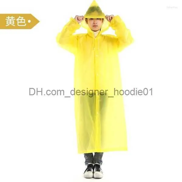 Thickened Racing Yellow Raincoat Kmart Set For Women And Men
