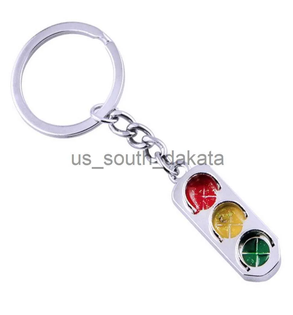 Key Rings Traffic Light Keychain Wedding Party Favor and Gift Alloy Car Key Ring Metal Bag Pendant8069608 x0914