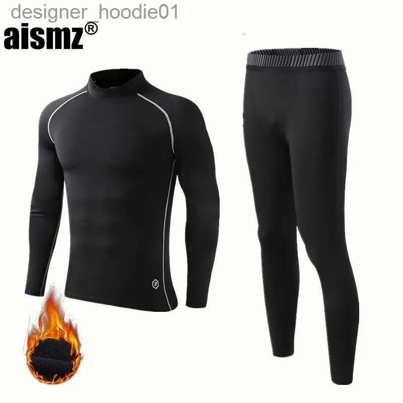 Mens Thermal Underwear Mens Tracksuits Aismz Winter Thermal Underwear Boy Men Warme