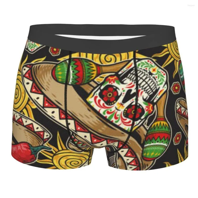 Onderbroek Boxer Heren Shorts Ondergoed Mannelijke Dag Van Dode Boxershorts Slipje Man Sexy