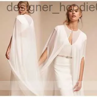 Dames Cape Sjaal Lente/Zomer Lange Chiffon Mantel Damesjurk Feestjurk Accessoires L230914