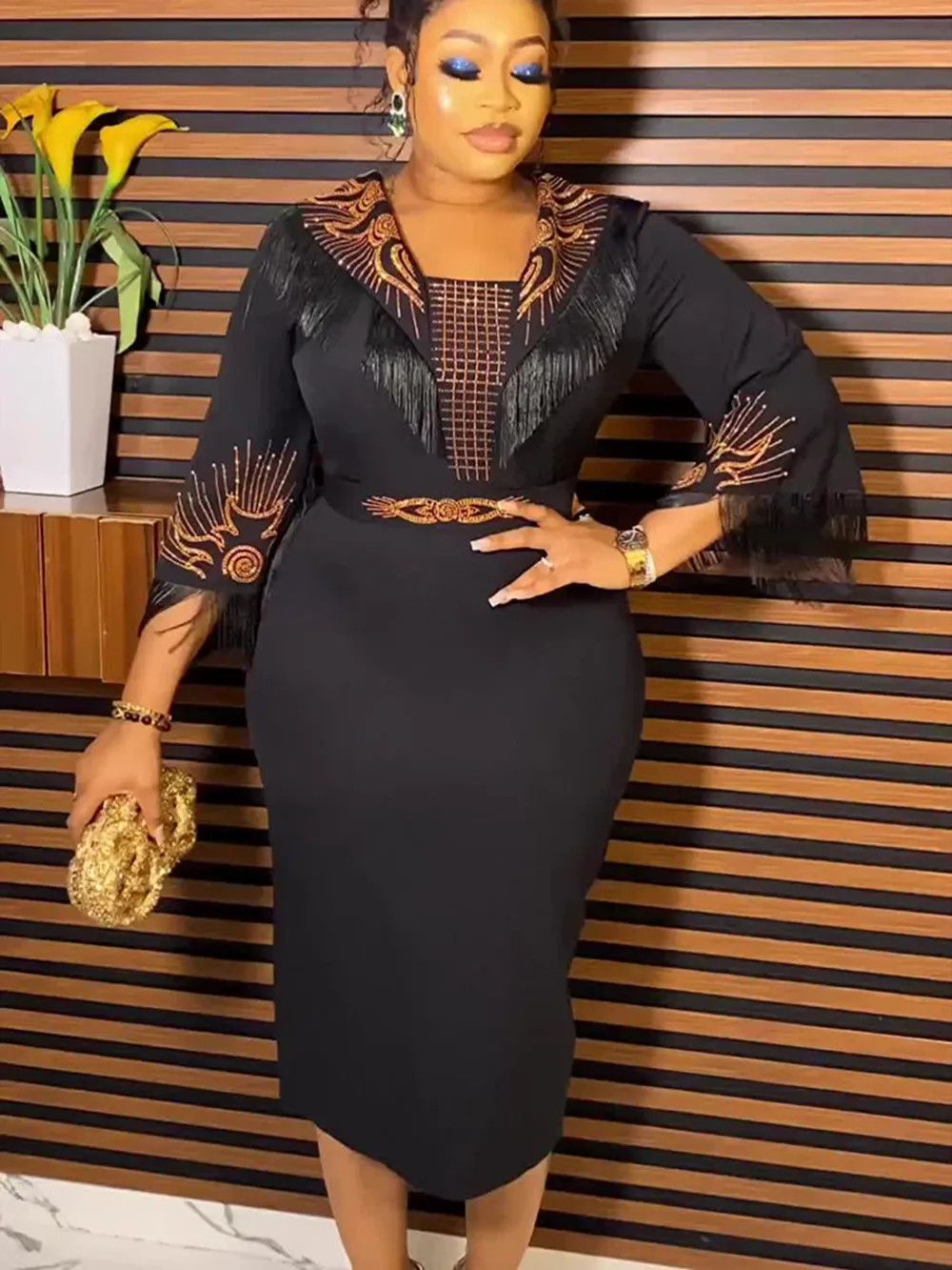 Plus Size Floor-Length Trumpet/Mermaid Polyester Dress with Ruffled Collar and Flare Sleeves for Women from Dhgate Plus size Dresses - price 70.34 Plus Size Floor-Length Trumpet/Mermaid Polyester Dress with Ruffled Collar and Flare Sleeves for Women from Dhgate Plus size Dresses - price 70.34