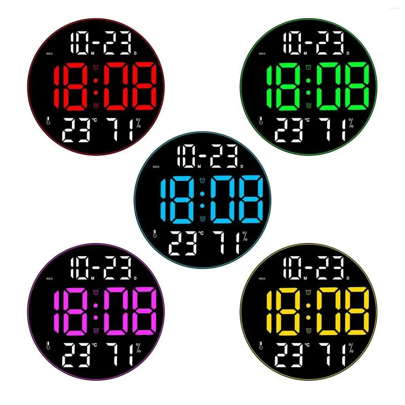 Wall Clocks Digital Clock Large Screen LED Desk For El Hall Apartment Cafe