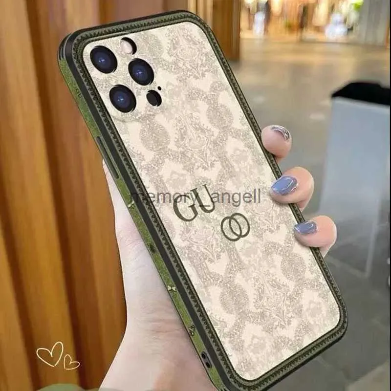 Cell Phone Cases Iphone Case Designer Mobile Phone Cases European And American Fashion 13 Pro Max 12 11 All Inclusive Xs Xr Luxury 8P/7P Shockproof Shell Hot HKD230914