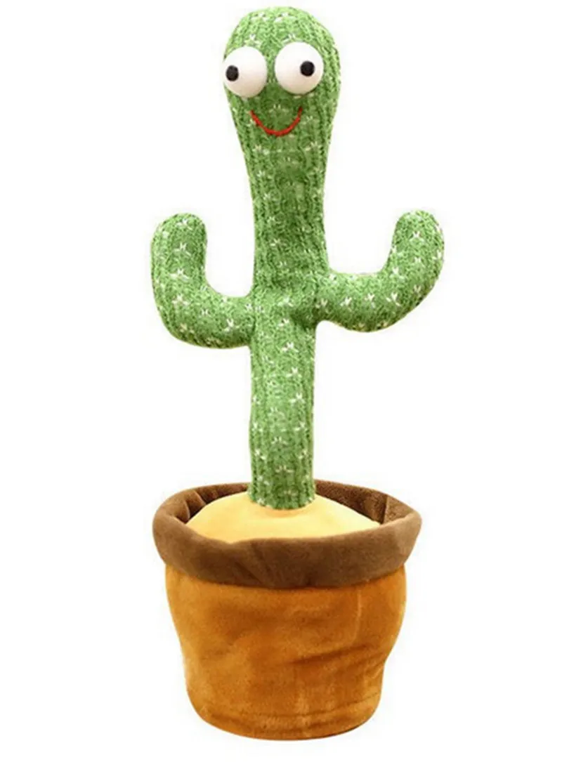 Enchanting Plush Cactus Toy For Babies Singing, Dancing, And