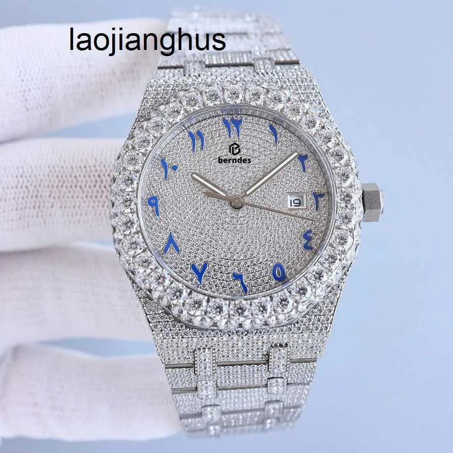 Montre en diamant Montres pour femmes Montre pour homme Montre en diamant Top Designer Automatique Mécanique 1200 Strass Mosaïque Éblouissante Fonction Super Lumineuse Étanche Desi