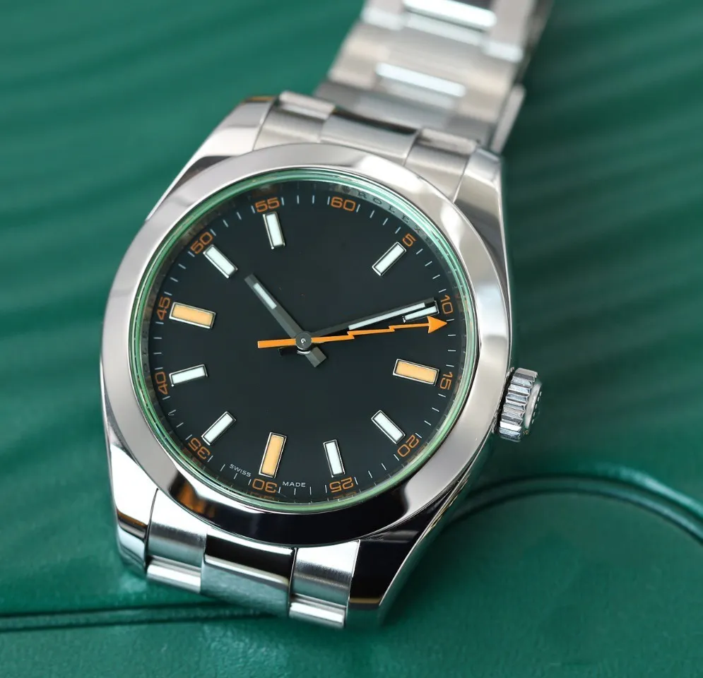 Relógio masculino automático relógios mecânicos 40mm relógio de pulso masculino caso aço inoxidável vida à prova dwaterproof água moda relógios de pulso montre de luxo