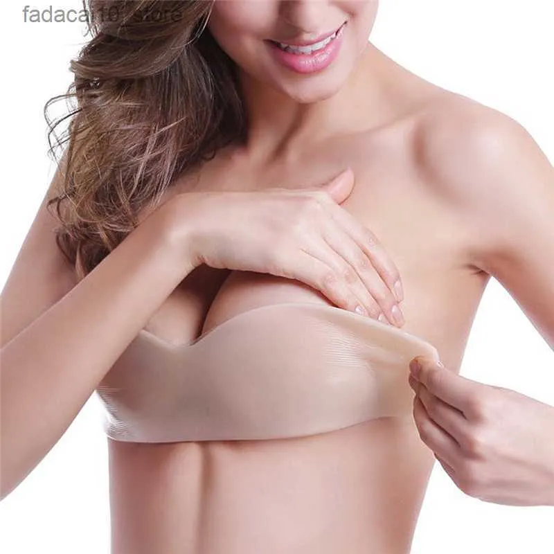 Strapless Bra Pads Lift Up Silicone Adhesive Invisible Stick On Nipple  Covers