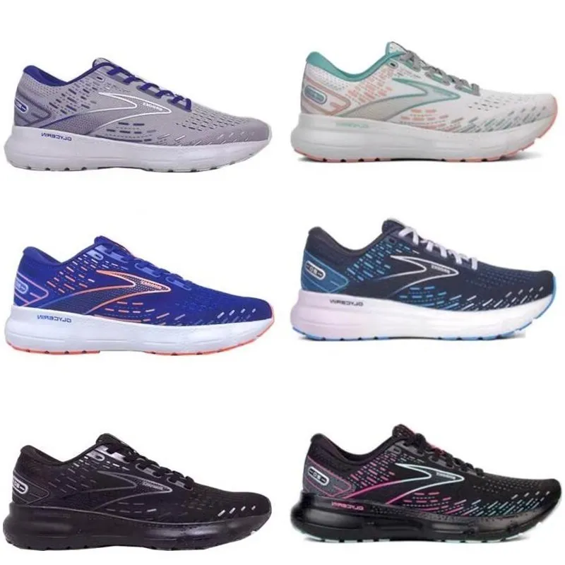 Brooks Glycerine GTS 20 Road Loopschoenen ademend Dames en heren training Sneakers Dropshipping Geaccepteerde sportlaarzen mode Tennisschoen 36-46