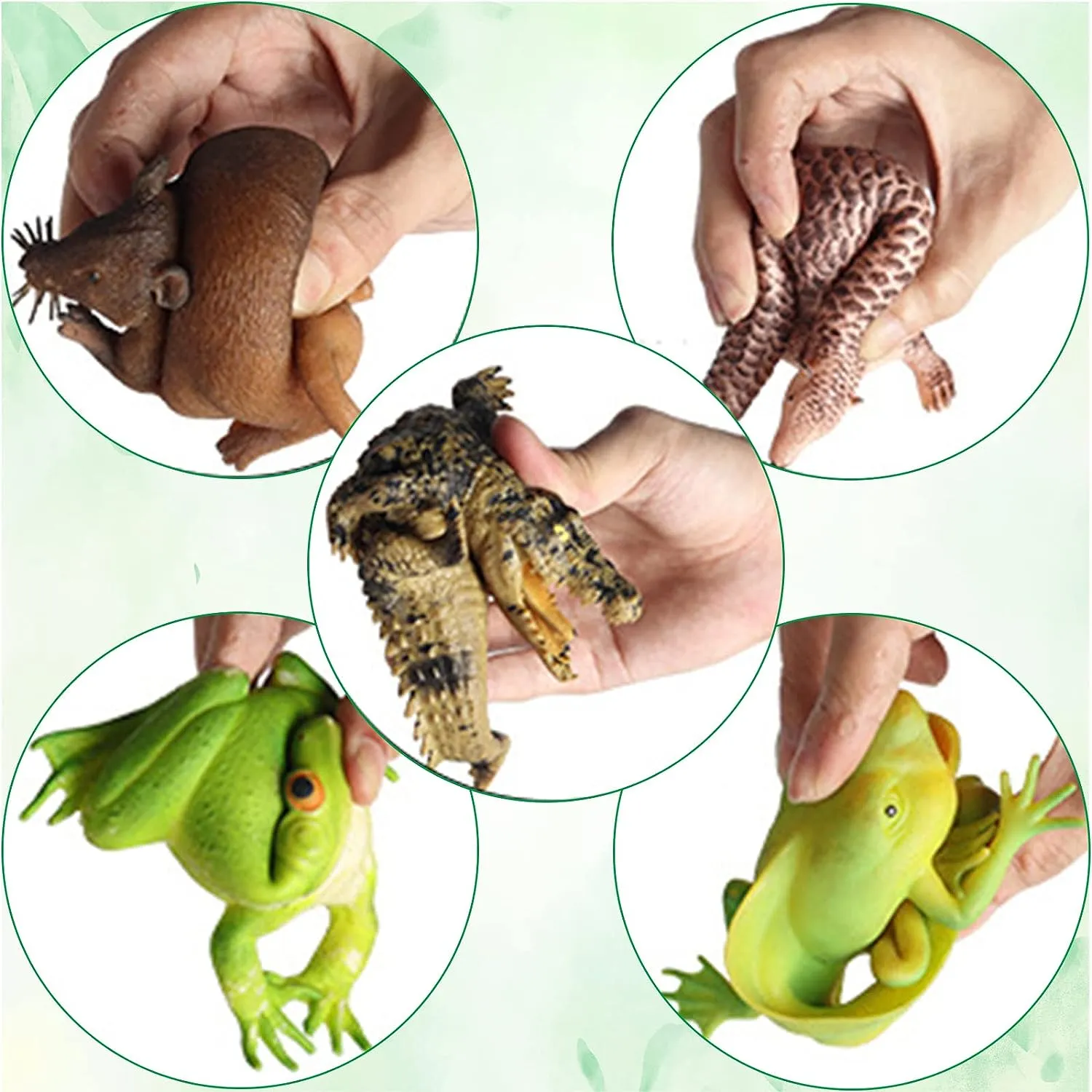 TPR Super Stretch Plastic Animal Toys Set For Kids Soft Rubber Squishy  Figures With Frog Tadpole, Crocodile Rat, Pangolin Fun Decompression Stress  Relief Game From Sxe_toys, $11.39