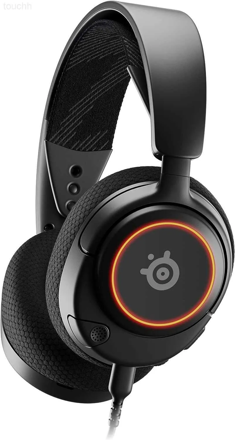 Auriculares para teléfono celular Steelseries Nuevo Arctis Nova 3 Auriculares para juegos multiplataforma Firma Arctis Sound Clearcast Gen 2 Mic PC PS5PS4 Xbox 76