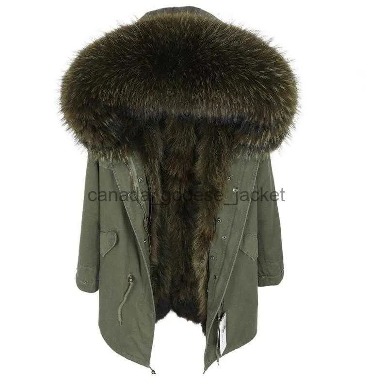 Men's Fur Faux Fur Real Racoon fur coat for men 2020 new winter warm fashion real fur parkas raccoon lining raccoon collar Men's parka withL230914