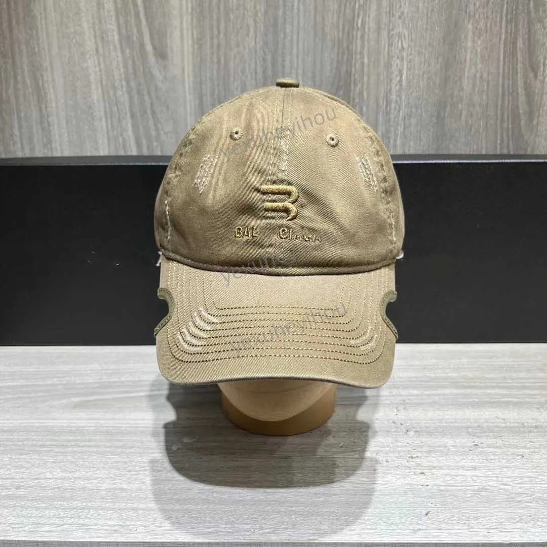 Top Caps Ball Cap Tasarımcı Balencaigass Paris Beyzbol Kapakları Moda Çok yönlü gündelik ördek dil şapka Erkek ve Kadın Notch Sokak Kapakları Ayarlanabilir Fit Şapkalar S4