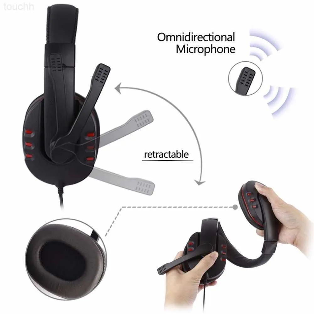 Écouteurs USB Avec Micro Pour PC - Câble 2,3 M, Léger, Annulation Bruit - Compatible Windows, Mac, PS4/5 - Pour Gaming, Télétravail, Streaming
