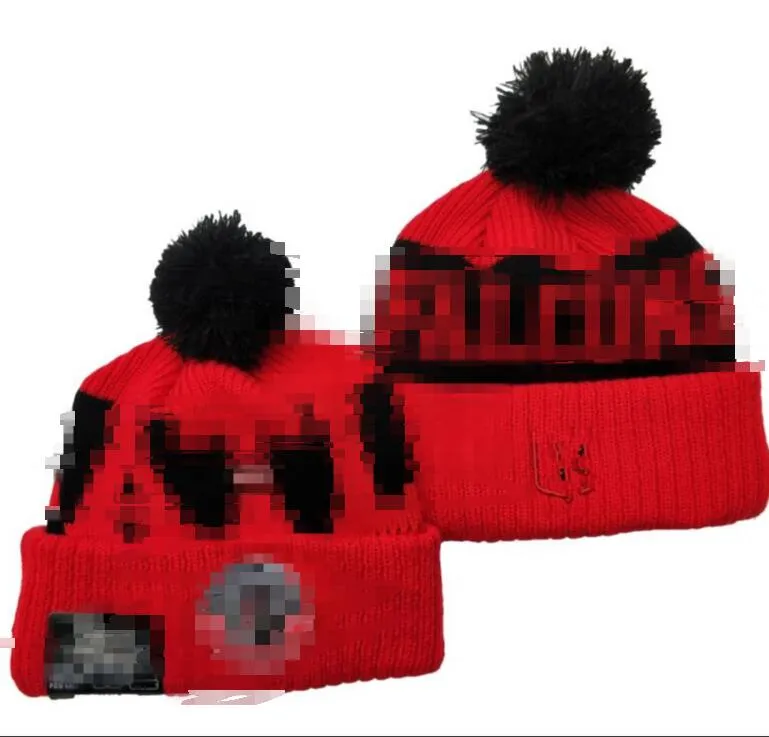 2023 Atlanta Beanie ATL Baseball North American Team Side Patch Winter Wool Sport Knit Hat Skull Caps Beanies A11