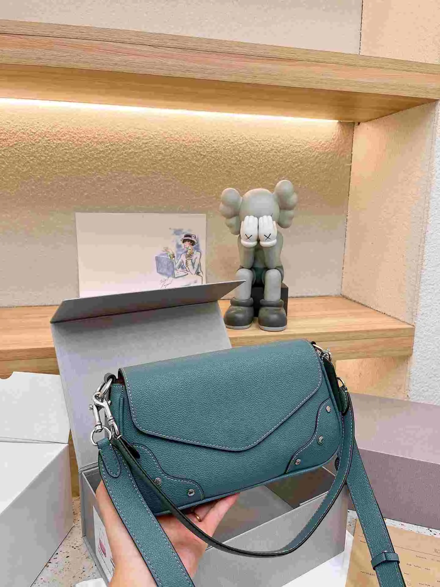 Luxury designer bag crossbody bags women shoulder purse classic leather handbag multi-functional pocket women fashion crossbody bags