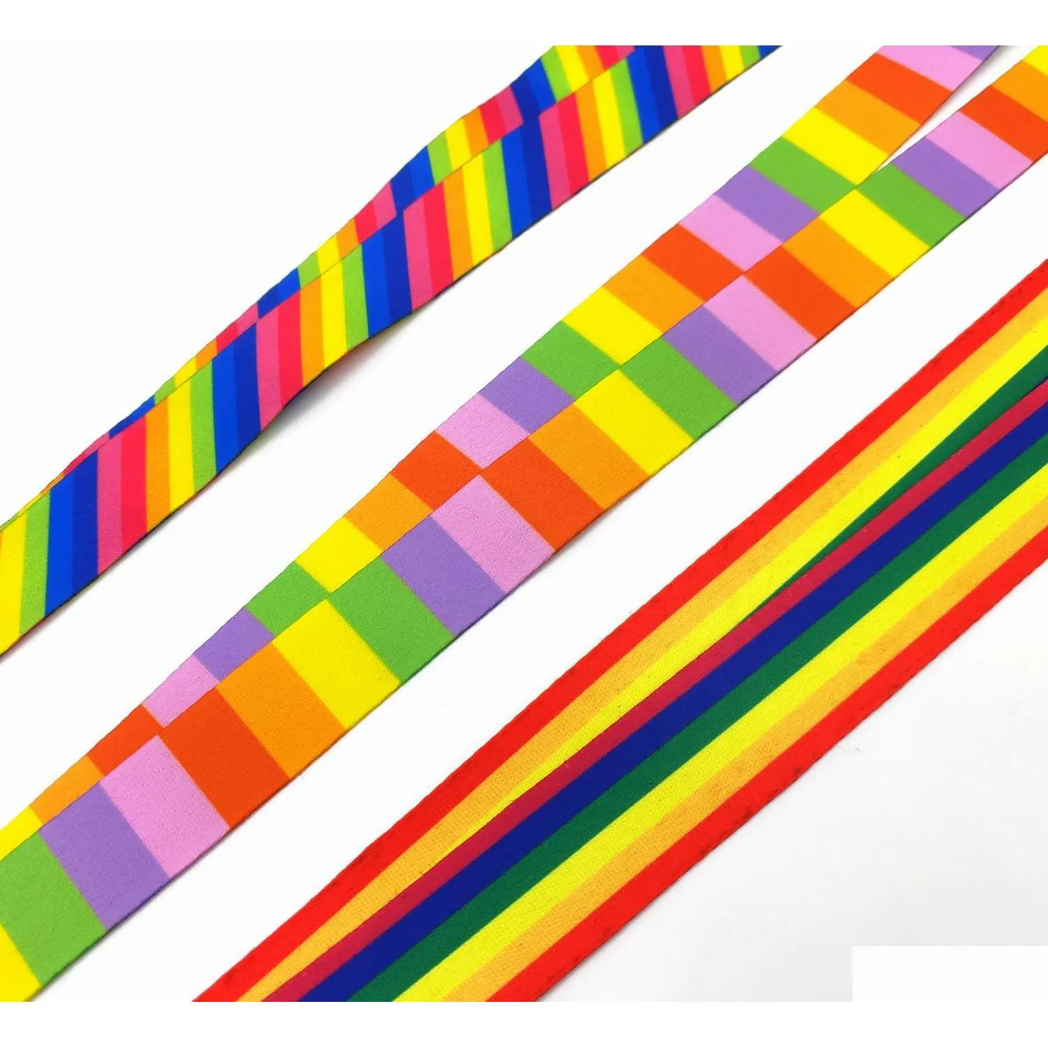 Strapy z telefonu komórkowego Uroks Hurtowa 20pcs Rainbow Color Wzór kreskówkowy mobilny smycz smycz łańcuch identyfikator Id Id.