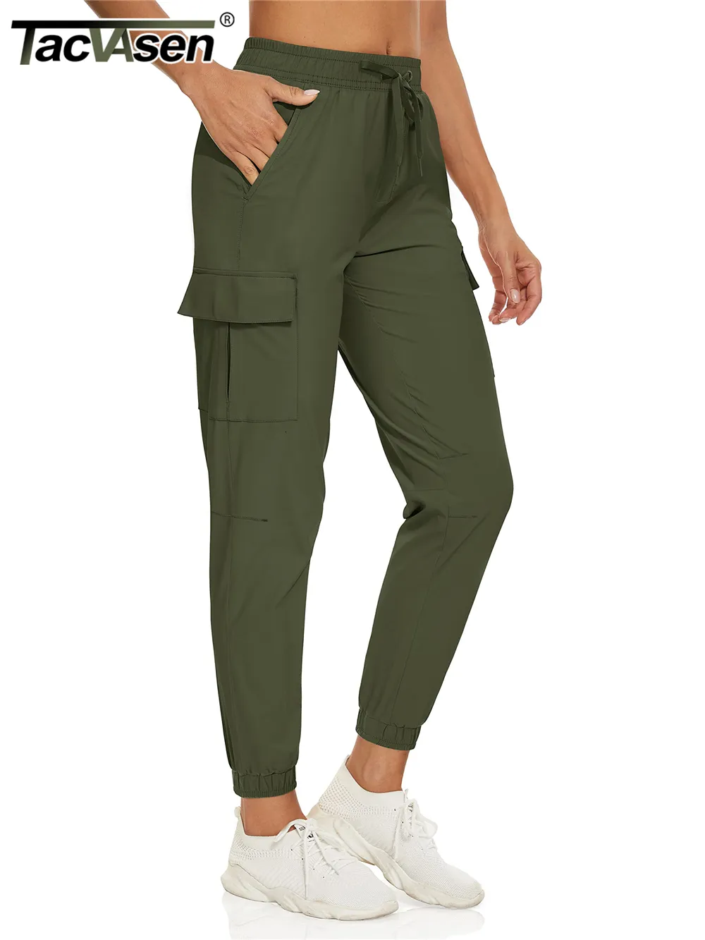 Womens Pants Capris TACVASEN Summer Quick Dry Pants Womens Running Jogger  Sweatpants Casual Tapered Long Trousers Track Pants Lightweight Activewear  230914 From Buyocean04, $22.44