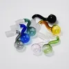 Pyrex Glass Hookahs 10mm Oil Burner Tobacco Bent Bowl Adapter Tjock Bong Tube Smoke Pipe Nail Burning Jumbo Accessories ZZ