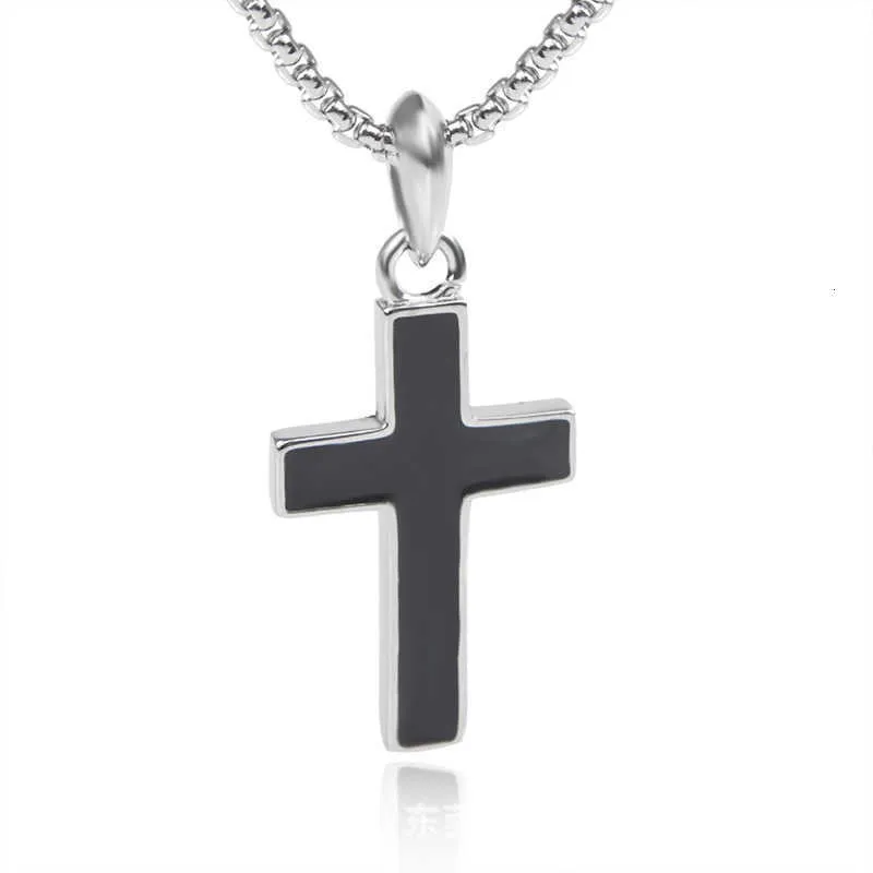 Designer DY Collier Luxe Top Croix Collier Simple et populaire Pendentif Chaîne en acier inoxydable Accessoires bijoux qualité mode romantique cadeau de la Saint-Valentin