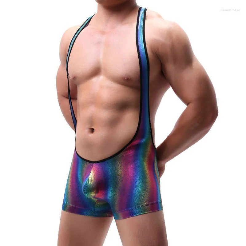 Majaki 2023 Jednostywany męski swobodny ciasny bieliznę Susport Performance SPORT Oddychający w kształcie litery T w połowie puchu Rainbow Bokser