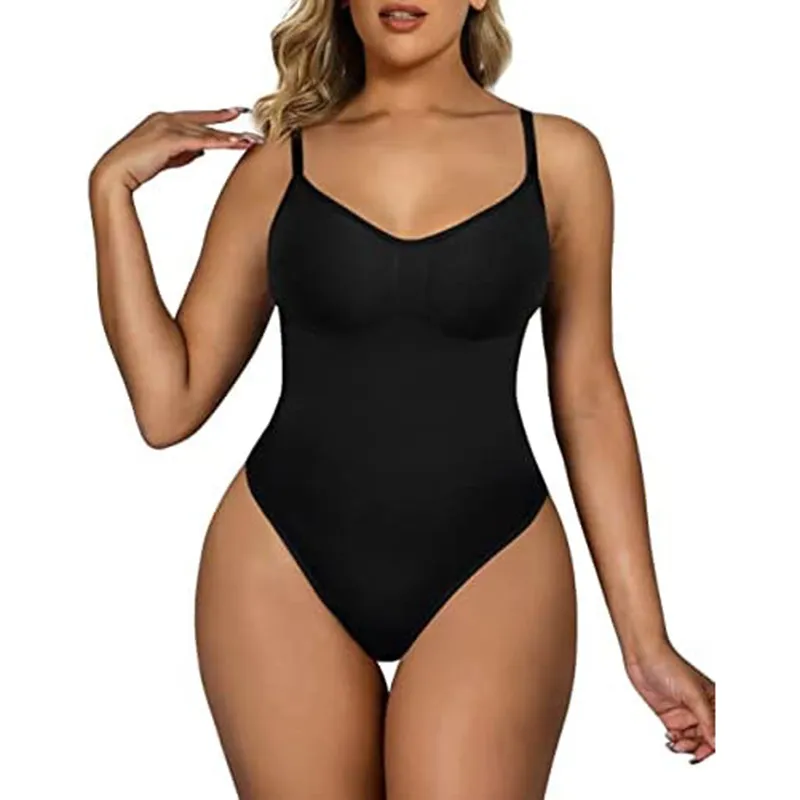 Seamless Tummy Control Spanx Low Back Bodysuit For Women Factory