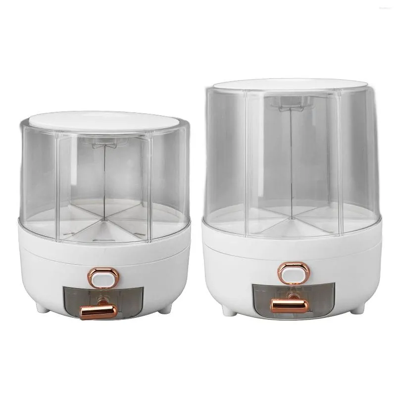 Storage Bags Rice And Grain Container 360 Rotating Dispenser For Kitchen