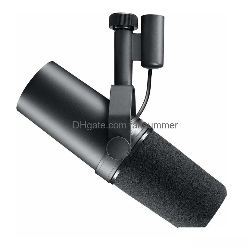 high quality cardioid dynamic microphone sm7b 7b studio selectable frequency response microphone for live stage recording