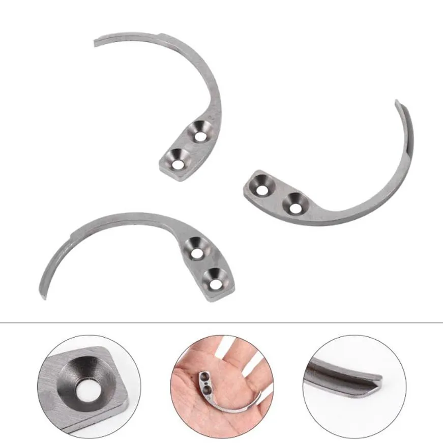 Hooks & Rails 3 Pcs Stainless Steel Anti-Theft Tag Hook Pin Opener Key Clothes Alarm Remover315I