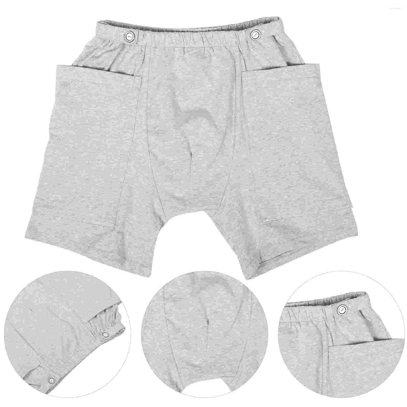 Cuecas Saco de Drenagem Pant Urina Portátil Homens Mens Briefs Cateter Urinário Modal Incontinência Paciente Idoso