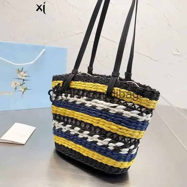 Totes Luxury large totes Shopping Bags Fold Straw weave handbags Designers Shoulder crossbody bag Casual famous purses beach Bag1 stylisheendibags
