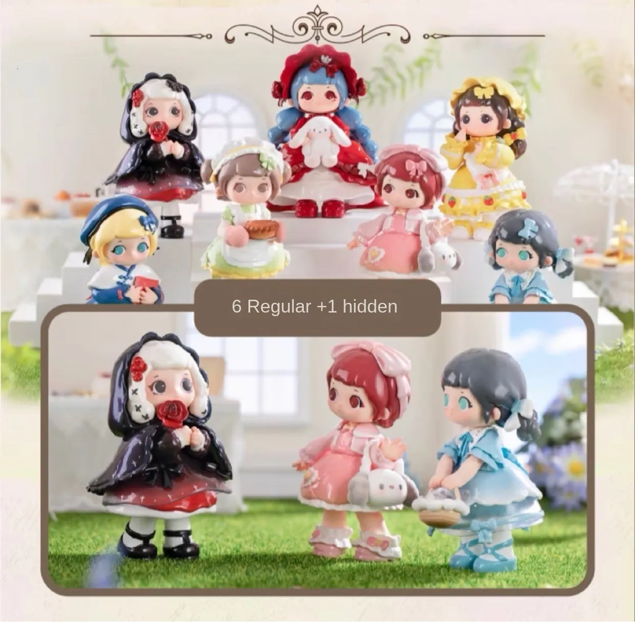 Blind Box Ziyuli بعد الظهر الشاي لـ The Girl Series Box Toy Lolita Action Figures Doll Model Collection Kawaii Gift 230912