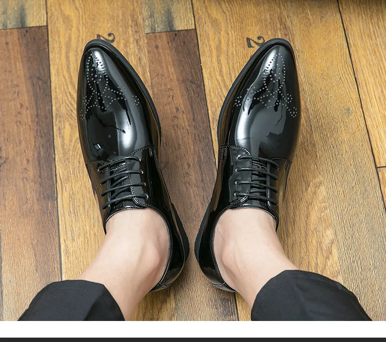 Green Men's Dress Shoes Lace-Up Genuine Leather Flat Heel Medium Width  Waterproof from Dhgate Dress Shoes - price 40.71