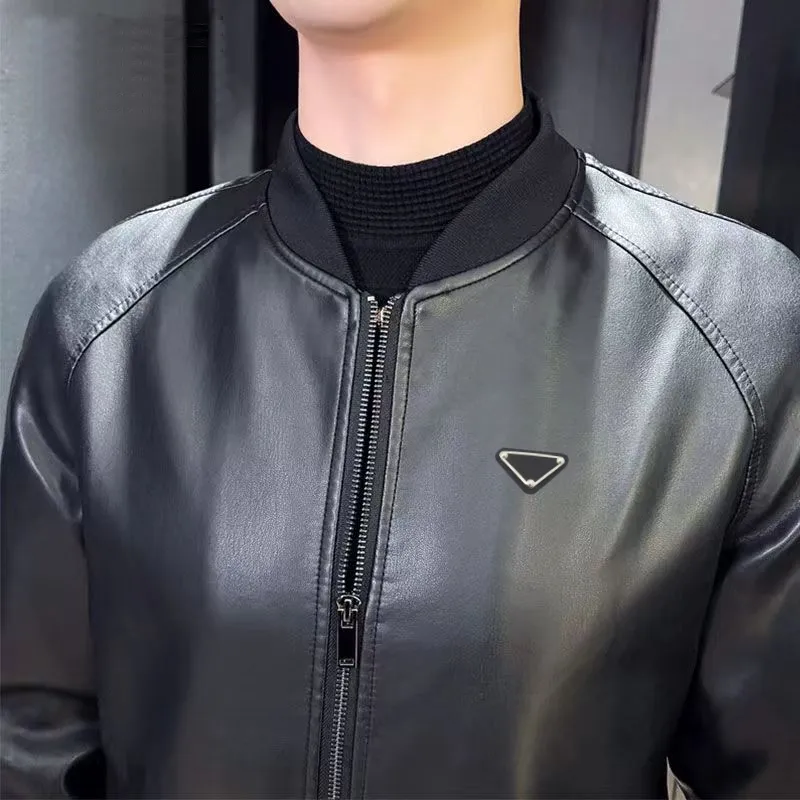 New leather jacket designer men