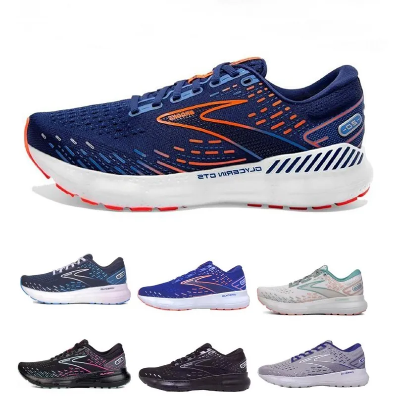 Brooks Glycerin GTS 20 Scarpe da corsa su strada Allenamento per donna e uomo Sneakers stivali sportivi moda uomo abbigliamento sportivo all'ingrosso 36-46