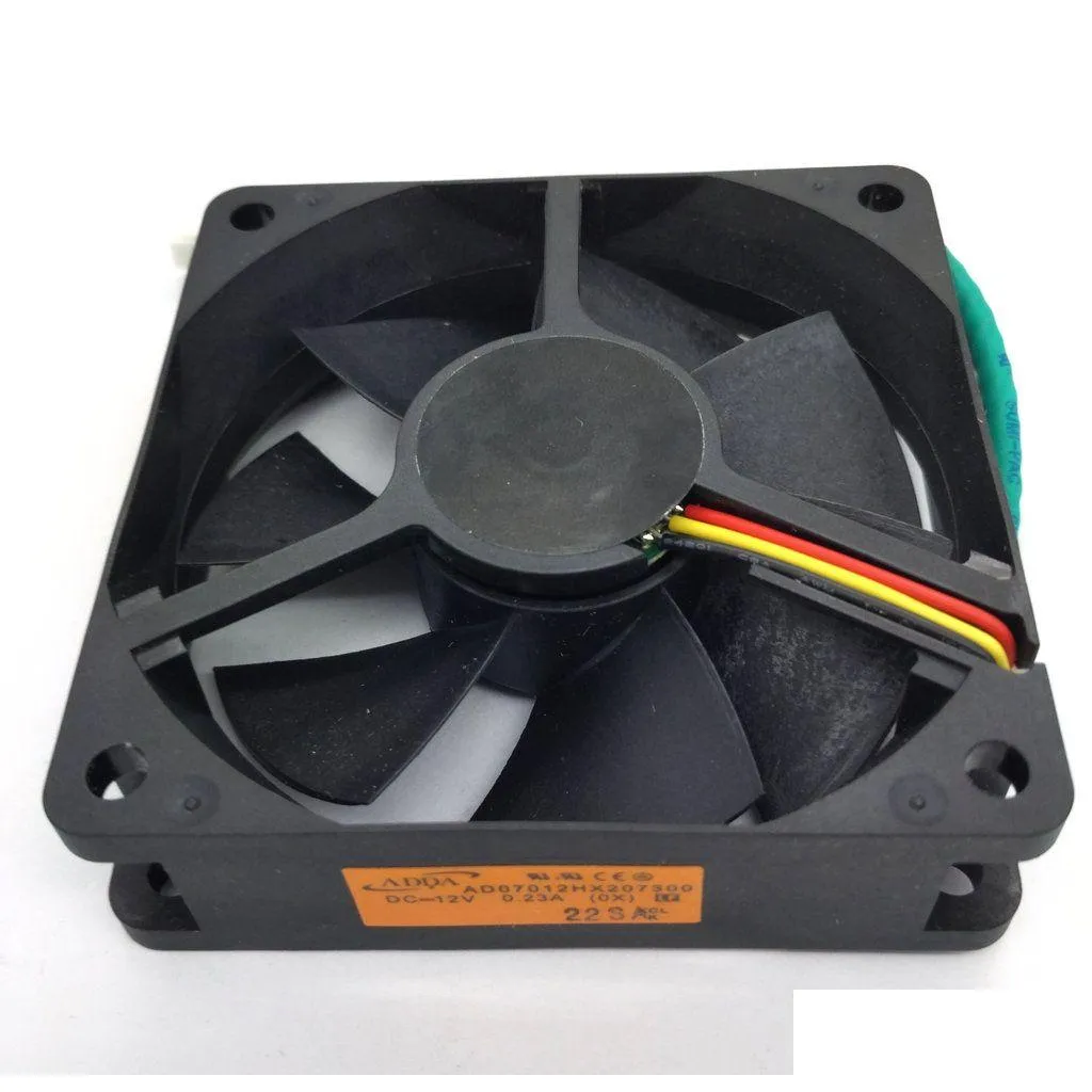 Ventilateurs Refroidissements Nouveau original Adda Ad07012Hx207300 7Cm 7020 12V 0.18A 70X20Mm Projecteur Ventilateur de refroidissement Livraison directe Ordinateurs Réseau Co Dh9Oy