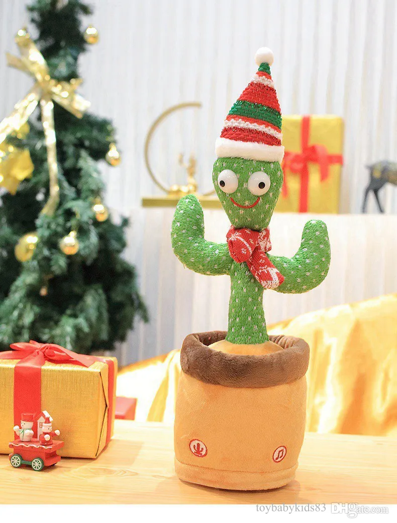 RC/elektrisch pluche Baby Alive Kerstman pluche Dansen Cactus Huggy Wuggy speelgoed Vip Pay Link Licht kerstspeelgoed Nieuwigheid pluche Elektrisch speelgoed Peluche Gigante Poke pluche