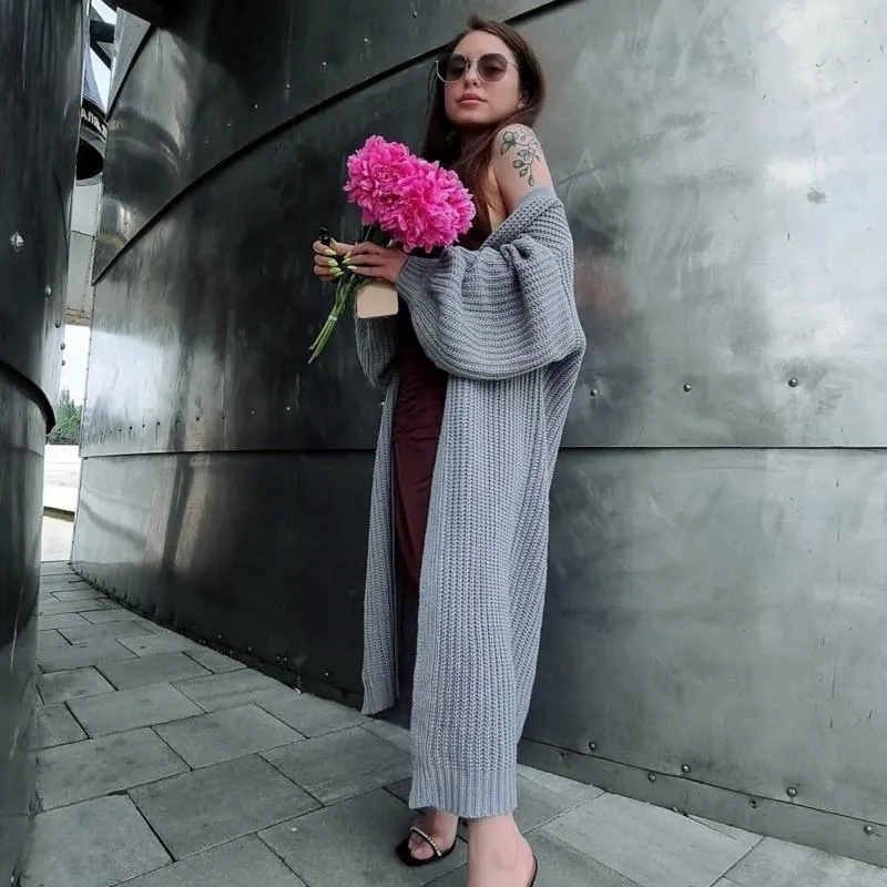 Long maxi sweater coats deals