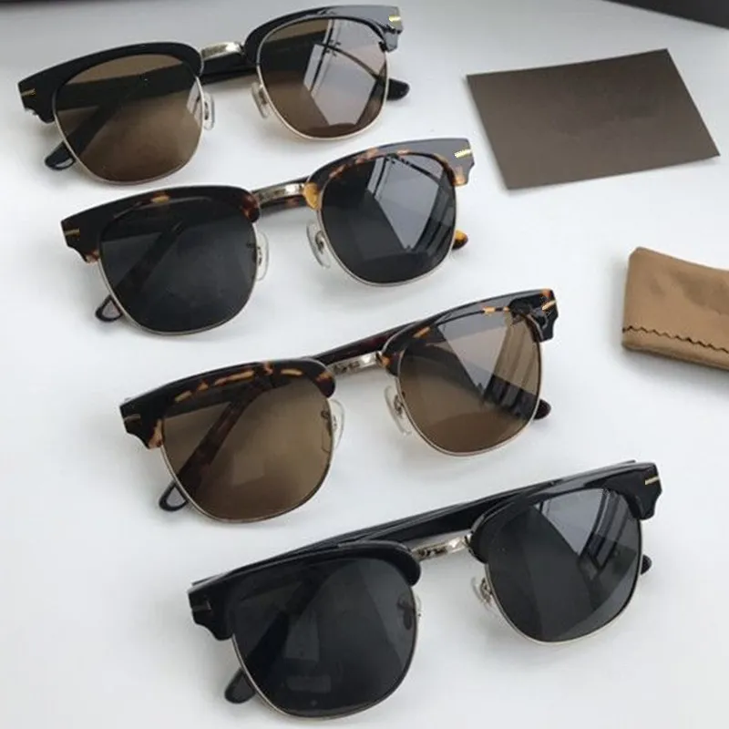 Euro-am Hot 24T 8 Männer Augenbrauen polarisierte Sonnenbrille UV400 5120140 für verschreibungspflichtige Sonnenbrillen Fullset Design Box