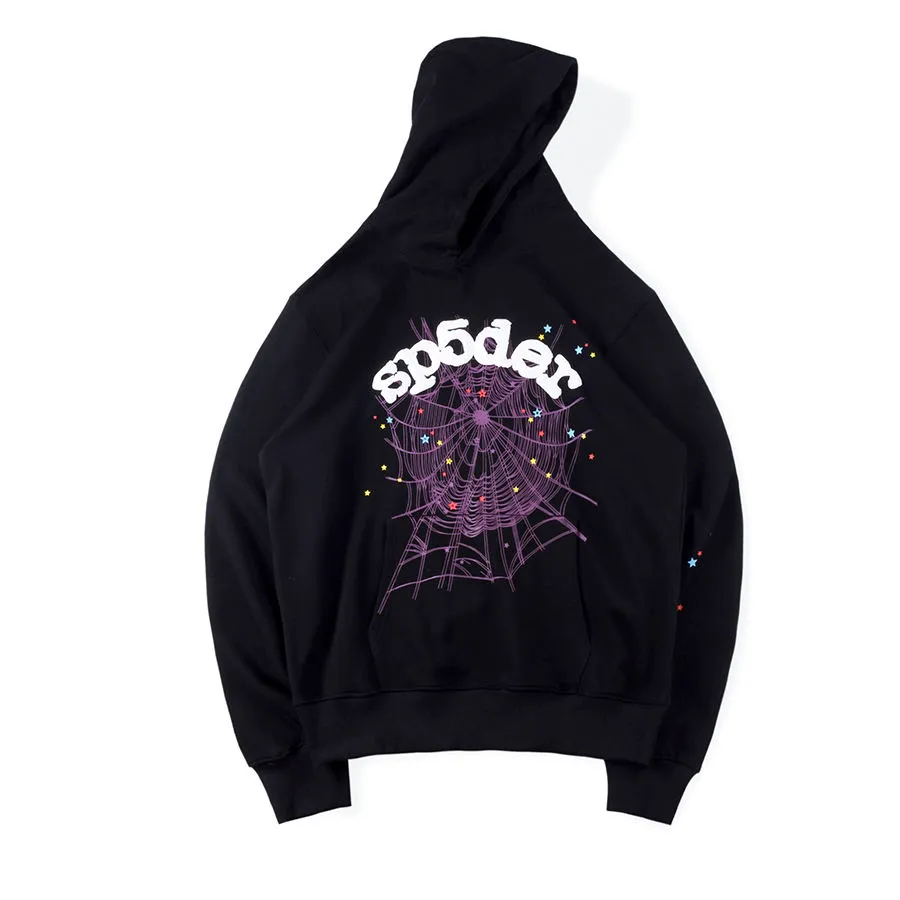 555555 Spider Hoodie Sp5der Worldwide Pink Young Thug
