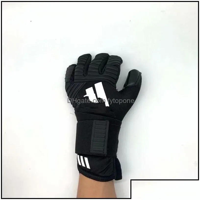 Sports Gloves Top Quality Soccer Goalkeeper Gloves Football Predator Pro Same Paragraph Protect Finger Performance Zones Techniques